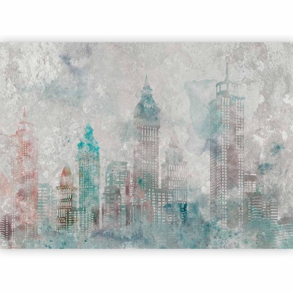 Wall Mural - Watercolour City