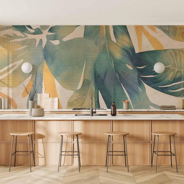 Wall Mural Wallpaper - Watercolour Tropics