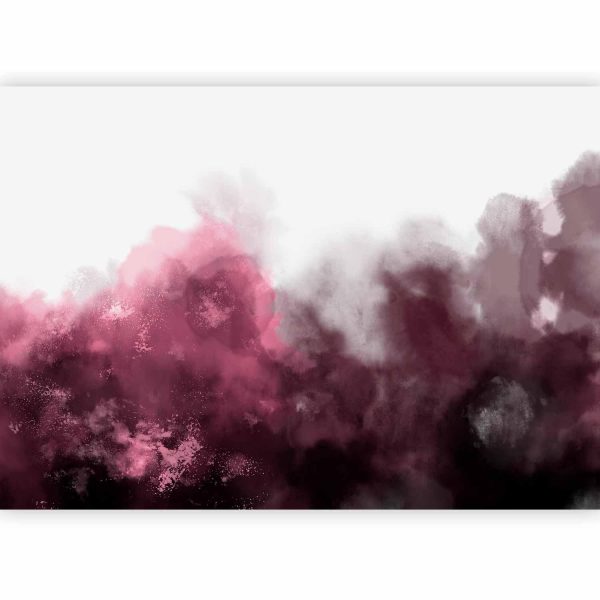 Wall Mural Wallpaper - Watercolour Variation - Red - Image 4