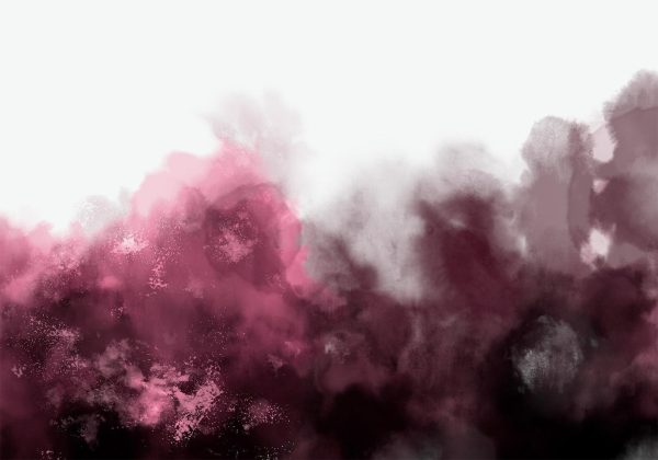 Wall Mural Wallpaper - Watercolour Variation - Red - Image 6