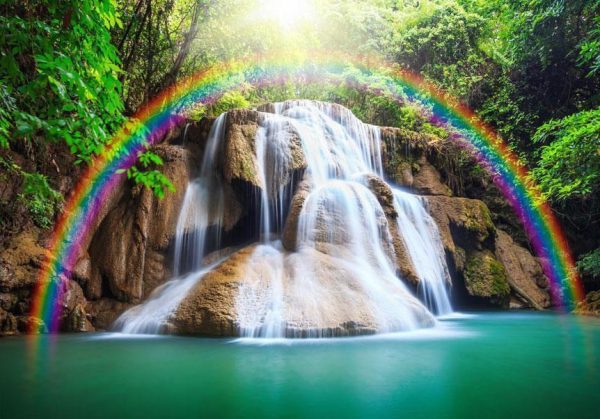 Wall Mural - Waterfall of Fulfilled Wishes