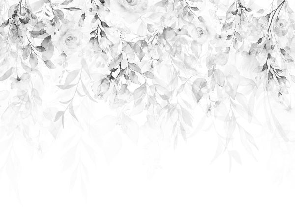Wall Mural - Waterfall of Roses - Third Variant