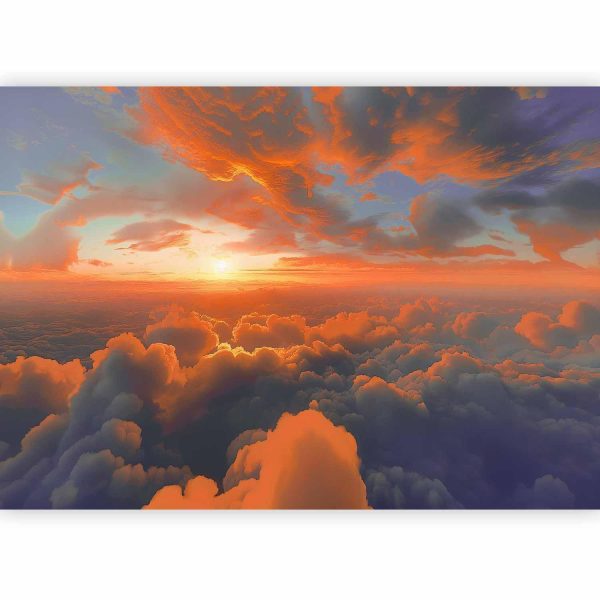 Wall Mural - When Dawn Tickles the Clouds: A Spectacle of Colors on the Morning Sky - Image 4
