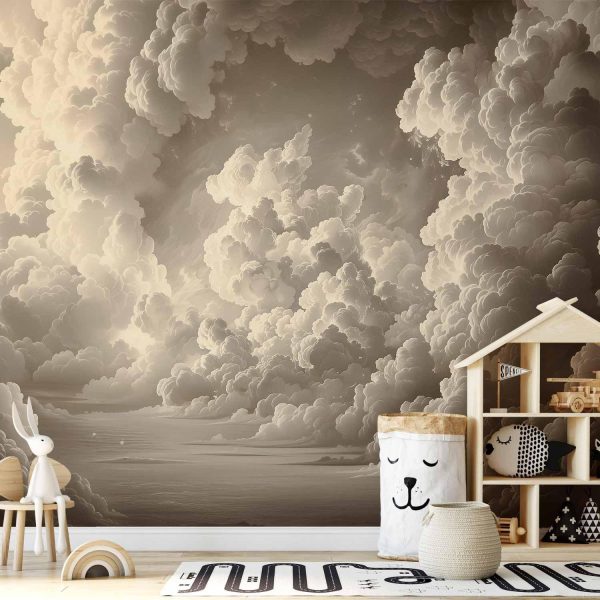 Wall Mural - Whisper of Illuminated Clouds: Soft Play of Light in the Theater of the Heavens - Image 2
