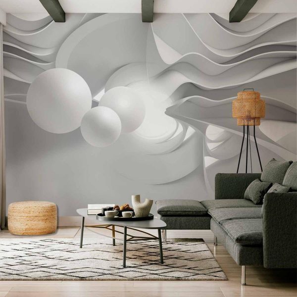 Wall Mural - White Corridors