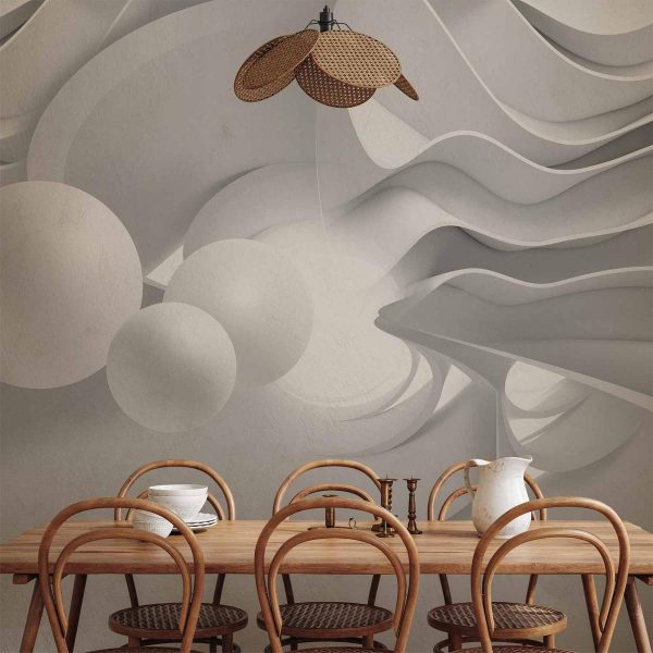 Wall Mural - White Corridors