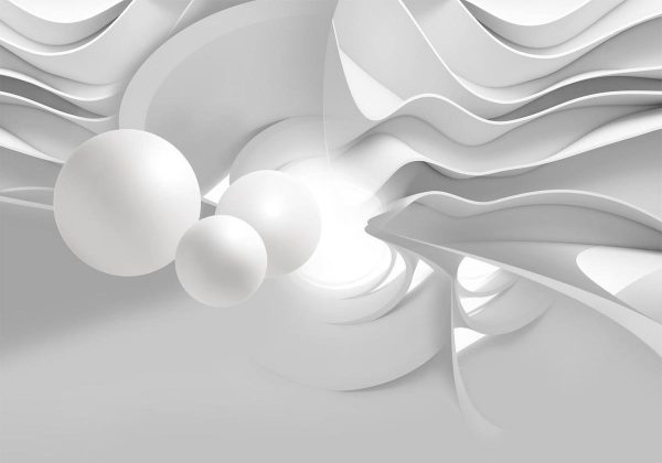Wall Mural - White Corridors