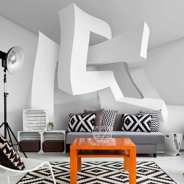 Wall Mural - White Madness