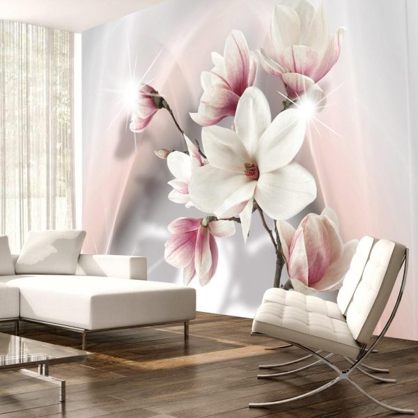 Wall Mural Wallpaper - White magnolias - Image 3
