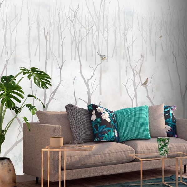 Wall Mural Wallpaper - Winter Forest - Image 3