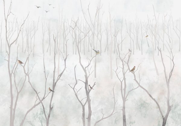 Wall Mural Wallpaper - Winter Forest - Image 6