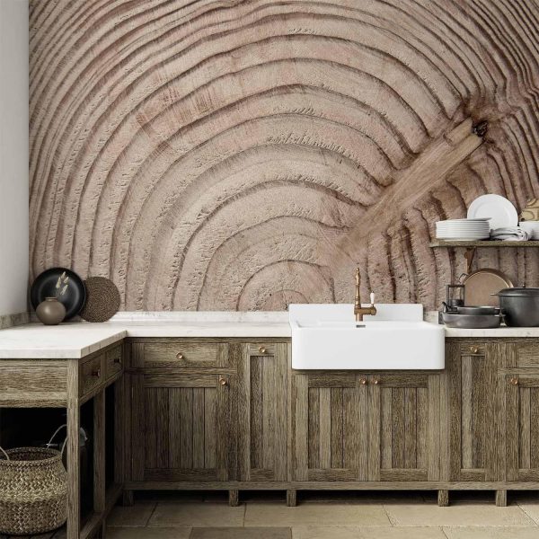 Wall Mural Wallpaper - Wood grain - Image 2