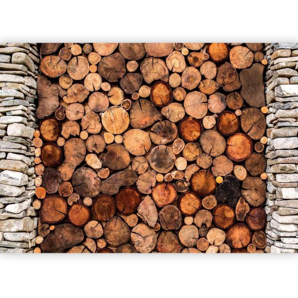 Wall Mural Wallpaper - Wooden Gate - Image 4