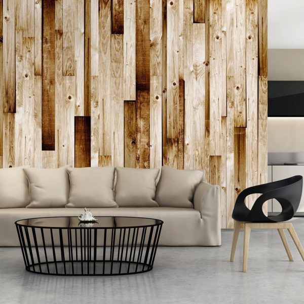 Wall Mural Wallpaper - Wooden boards - Image 3