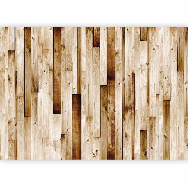 Wall Mural Wallpaper - Wooden boards - Image 4
