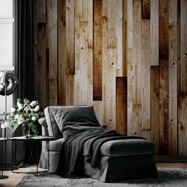 Wall Mural Wallpaper - Wooden boards