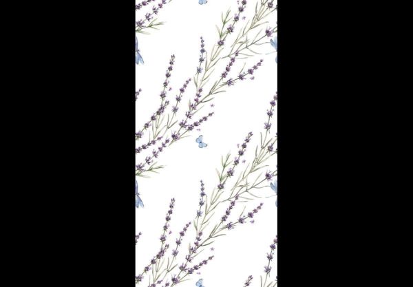 Wallpaper - Butterflies Among the Lavender