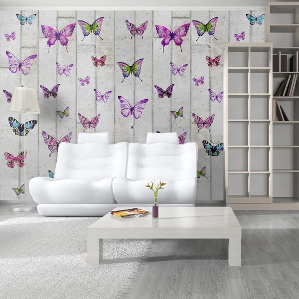Wallpaper - Butterflies and Concrete - Image 2
