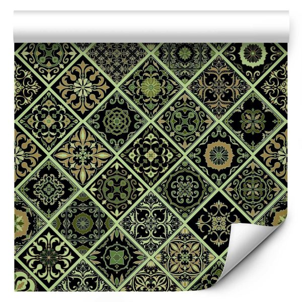Wallpaper - Olive Mosaic - Image 3