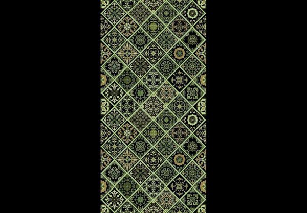 Wallpaper - Olive Mosaic