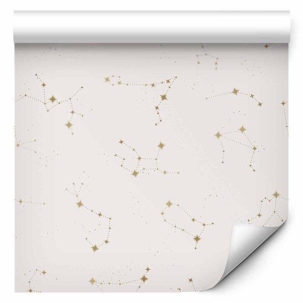 Wallpaper - Star Map - Delicate Constellations in Warm Shades - Image 2