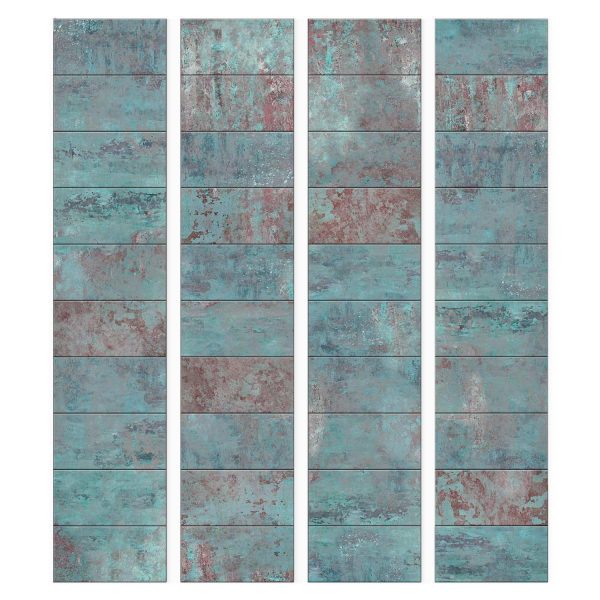 Wallpaper - Turquoise Concrete - Image 3