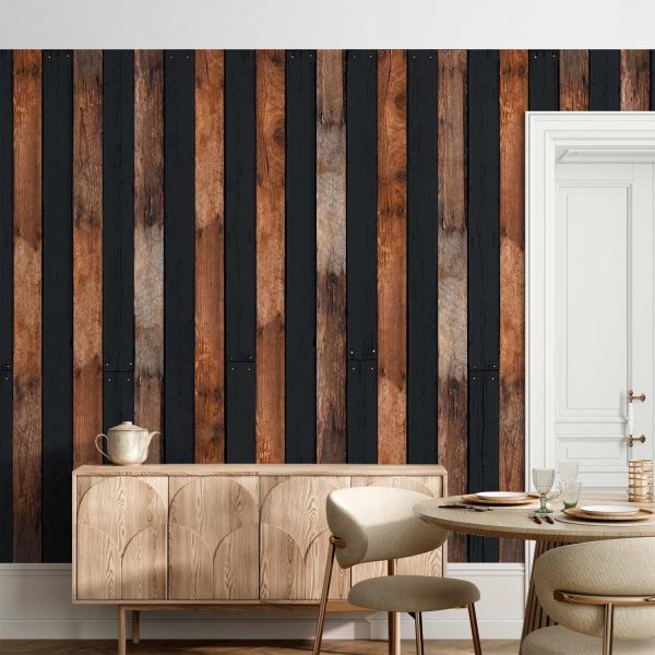 Wallpaper - Wooden duo
